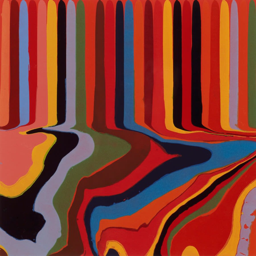 Ian Davenport, Colorplan Series: Bright Red Etching, 2011, Jerwood Collection © Ian Davenport. All rights reserved DACS 2020